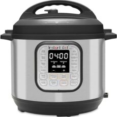 Revolutionize your cooking with this versatile Instant Pot. It combines seven appliances in one: pressure cooker, slow cooker, rice cooker, sauté pan, yogurt maker, steamer, and food warmer.