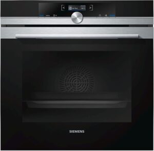 Siemens iQ700 stainless steel electric fan oven with 71-liter capacity